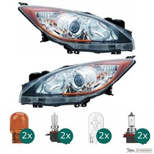 Hauptscheinwerfer Scheinwerfer Set H11/HB3 mit Motor passt für Mazda 3 09-10