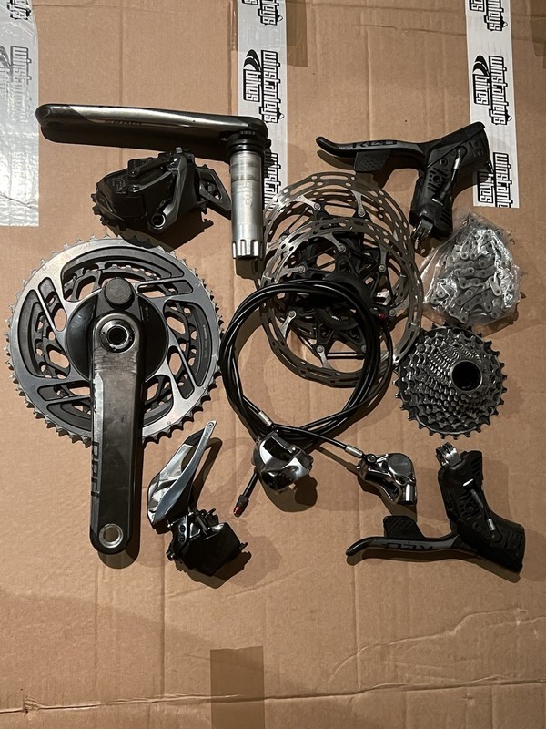 SRAM Red AXS Power Meter 2x 12-Speed  172.5 Hydraulic Disc Groupset Complete