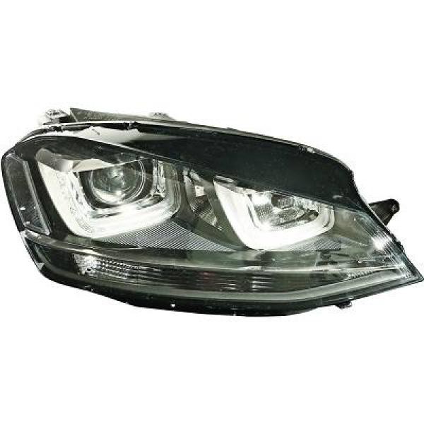 Scheinwerfer Rechts Passend FüR VW Golf 7 Baujahr 2012-2017 FüR Dynam.Fernlinks-image