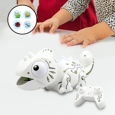 Ferngesteuertes Chamäleon Spielzeug laufender Roboter elektrisch beleuchtet RC Chamäleon Geschenk