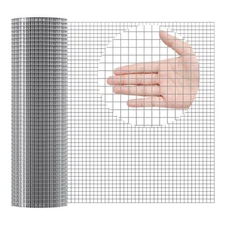 24"x 50' 1/2 inch Hardware Cloth Galvanized Chicken Wire Welded Fence Mesh Roll