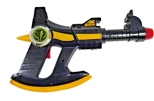 Vintage Power Rangers Black Blaster and Axe Zyuranger Densetsu