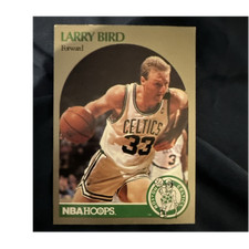 1991 NBA Hoops Larry Bird Boston Celtics #5 Base Set Basketball Card