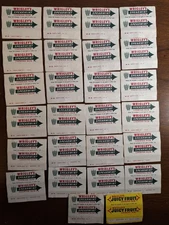 COLLECTIBLE-25 Wrigley's Spearmint+ 1 Juicy Fruit Used Gum Wrappers lot