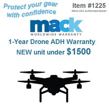 1-Year Warranty for NEW Drones up to $1500 value - Mack Warranty {1225}
