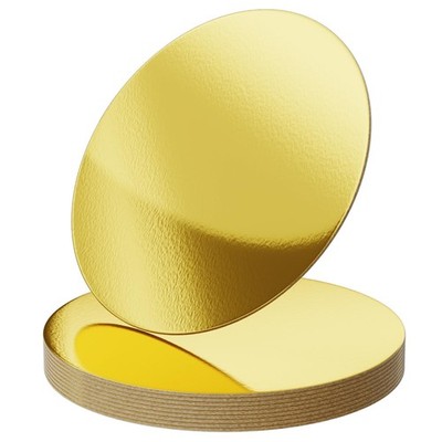 10 Stück Gold Cake Board 30 cm Rund Tortenboden, Tortenplatte, Tortenunterlag...