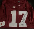Jaylen Waddle Signed Autograph Alabama Nike College Football Jersey JSA COA insc