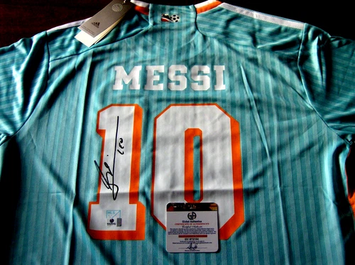 Lionel Messi Signed Inter Miami Jersey #10 w/ COA MLS Adidas XL
