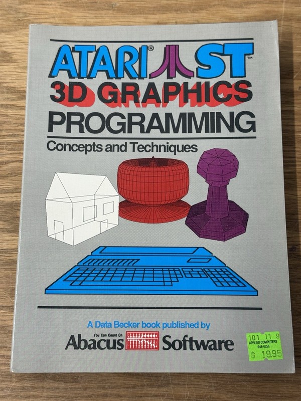 ATARI ST 3D GRAPHICS Programming by Abacus Software Concepts Techniques