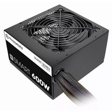 THERMALTAKE SMART 600W ATX POWER SUPPLY - BLACK