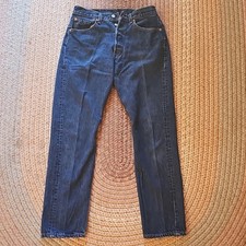 vintage Levi's 501 Straight Jeans double button.