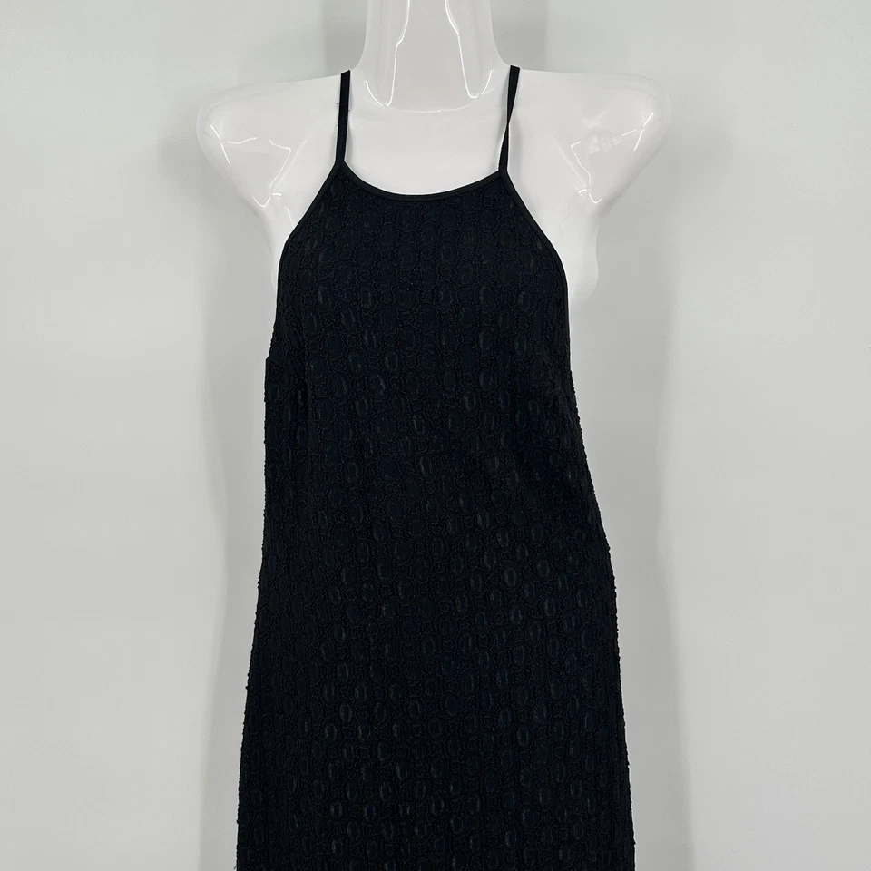 Vestido maxi Rampage feminino Y2K tamanho M minimalista noite vintage texturizado - Imagem 2 de 4