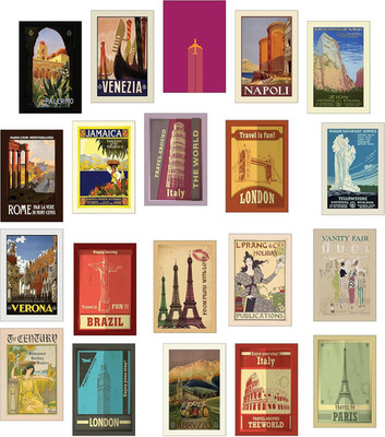 Vintage Reise Postkarten - 20 verschiedene Retro alte Postkarten