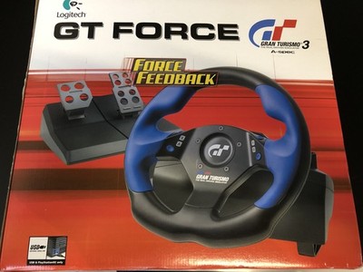 Logitech GT Force Lenkrad mit Pedalen Gran Turismo 3 A-Spec PS2 Force Feedback