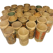 LOT 30 Vintage Empty Edison Blue Amberol Oxford Phonograph Cylinder Record Tubes