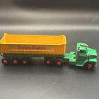 LESNEY MATCHBOX KING SIZE #K16 DODGE CAB WITH DUMP TRAILER-6 3/4"