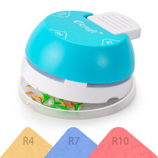 Paper Corner Rounder Punch : 3 in 1 R4Mm, R7Mm, R10Mm - Corner Cutter for Pape