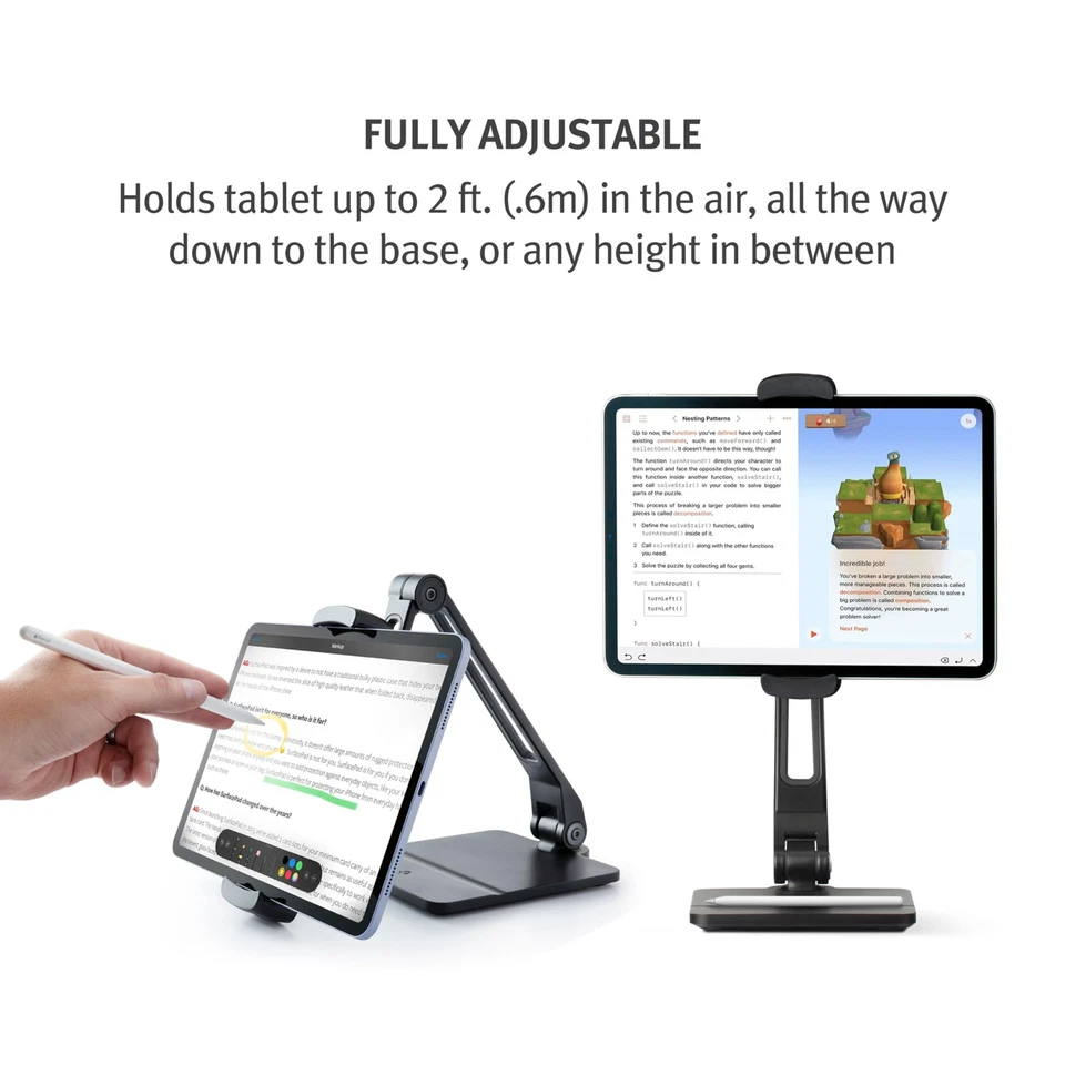 HoverBar Duo iPad Stand (2nd Gen) - Adjustable Tablet Stand for Desk with Wei... - Image 2 of 4