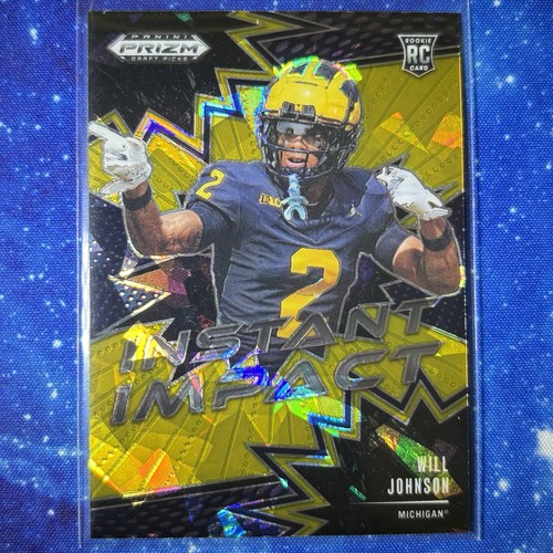 WILL JOHNSON Rookie Card • GOLD ICE II-WJN • 2025 Panini Prizm Draft Picks RC