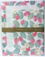 KYOWA Strawberry Flower Fruits Letter Envelope Set Made in Japan
