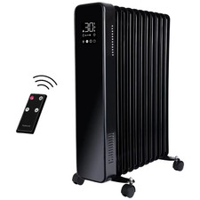 Touchscreen Oil-Filled Radiator with Remote – 2500W, 11 Fin, 24-Hour Timer