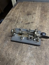 Antique Old Vibroplex Telegraph Bug Key Morse Code Railway Train Railroad RR USA