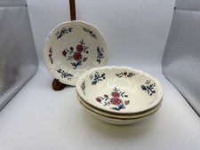 Set of 4 Wedgwood WILLIAMSBURG POTPOURRI Coupe Cereal Bowls