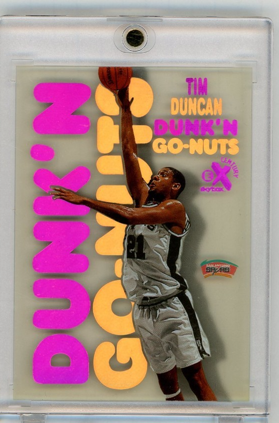 1998-99 Skybox EX Century Dunk'n Go-Nuts #4 Tim Duncan | eBay