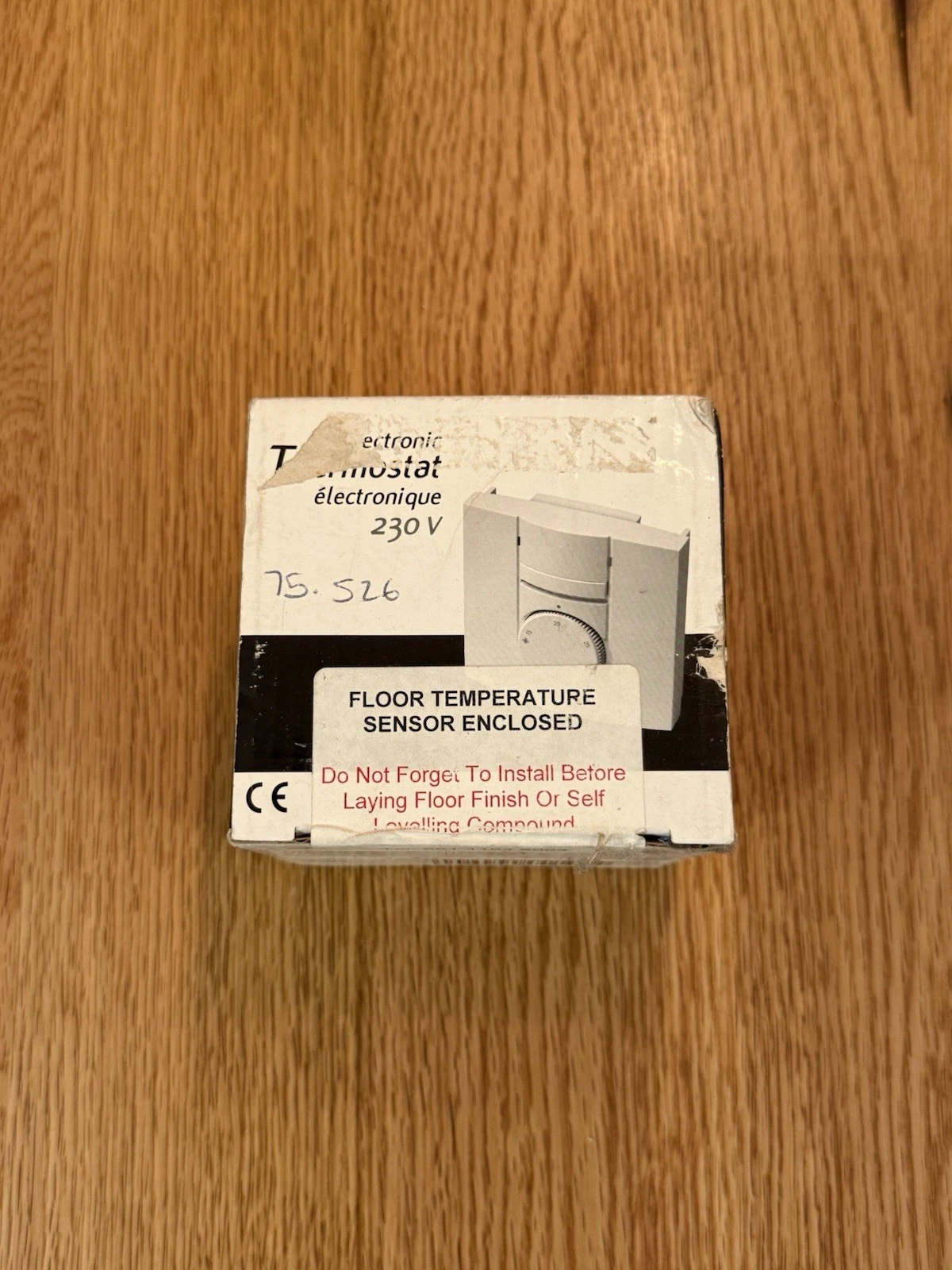 Aube TH131 Underfloor Heating Sensing Manual Thermostat TH131-AF-230-OEM/U - New