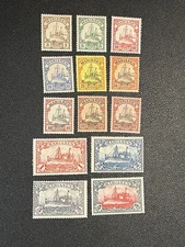 German Mariana Islands stamp 13-25 MH