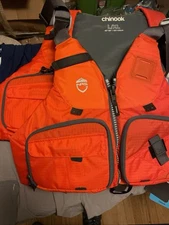NRS Chinook  Fishing PFD L xl xxl multi pocket new