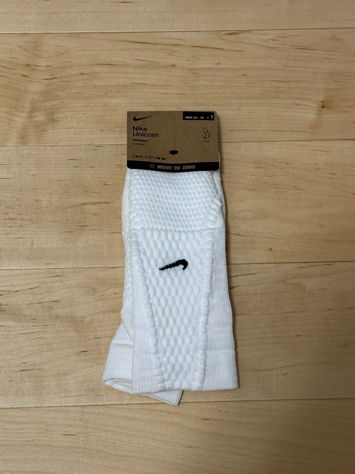 Nike Unicorn Dri-FIT ADV Cushioned Crew Socks - FZ3399-100 - XL - Men 12-15
Opens in a new window or