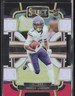 2023 Panini Select #66 Jordan Addison Black and Red Prizms Die Cuts Vikings (C2)
