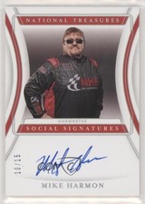 2020 National Treasures Social Signatures Holo Silver 10/15 Mike Harmon Auto 1u6