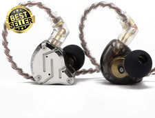 KZ ZS10 Pro IEM Earphones 5 Driver Hybrid In-Ear Monitor Wired Earbuds w/ Mic Bl
