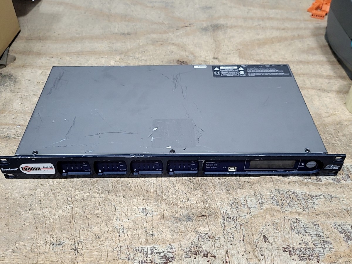 BSS SoundWeb London BLU-80 BSSBLU80 Signal Processor SEE NOTES