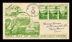 US COVER YOSEMITE NATIONAL PARK IMPERFORATE FIRST DAY ISSUE DYER CACHET