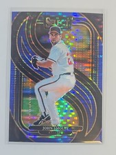 John Smoltz 2025 Select Premier Level #117 Blue Pulsar Prizm 61/99 Braves