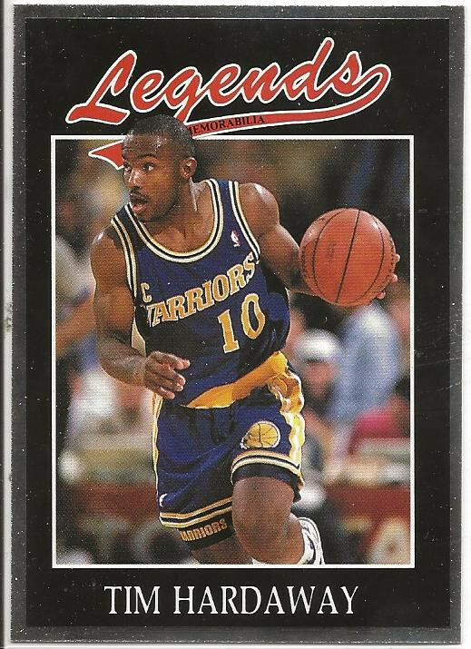 TIM HARDAWAY; 1991 LEGENDS SPORTS MEMORABILIA CARD No. 13