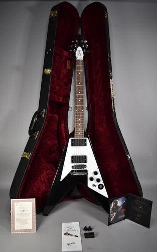2012 Gibson Custom Kirk Hammett Flying V | Aged Ebony W/OHSC