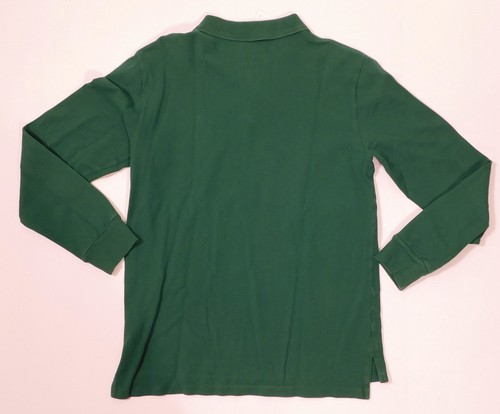 Polo de Ralph Lauren Para Niños Verde Bosque Algodón Piqué Mangas Largas S... - Imagen 4 de 5