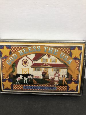 GOD BLESS THE U.S.A. ALL-STAR COUNTRY TAPE IIII 1992 VINTAGE CASSETTE TAPE USED