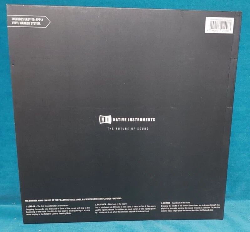 NI: Traktor Scratch control vinyl MK2, black. Neu - Bild 2 von 2