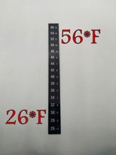 Stick on Thermometer Dual Temperature Indicator Strip Microbiology Freezer