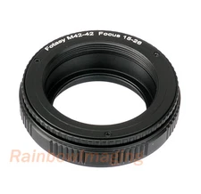 M42 to M42 42mm Screw Mount Adjustable Macro Focusing Helicoid 15mm - 26mm