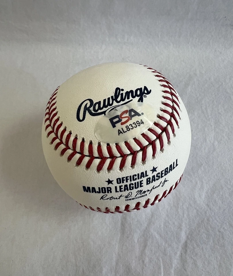 Steve Pearce Toronto Blue Jays Signed Autograph 2018 WS MVP Baseball PSA COA - Image 2 of 4