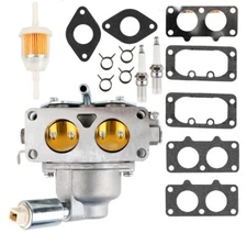 Carburetor For 46" Husqvarna YTH22V46 960430257 960450045 Tractor w Manual Choke