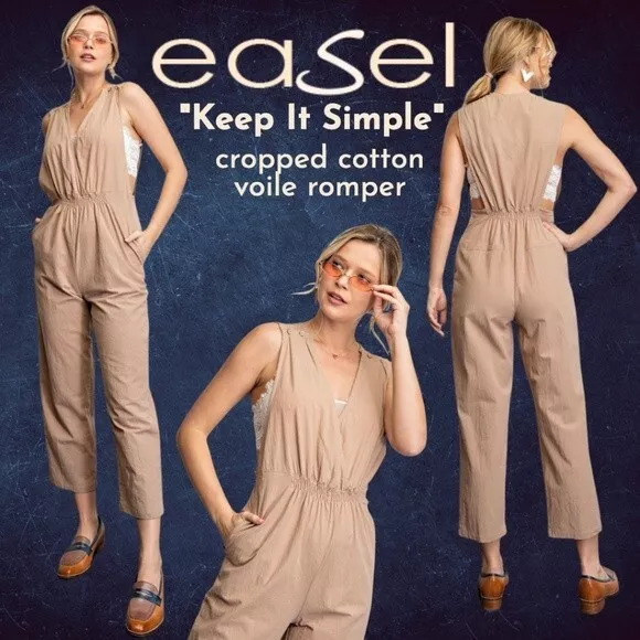 Soft cotton jumpsuit hotsell