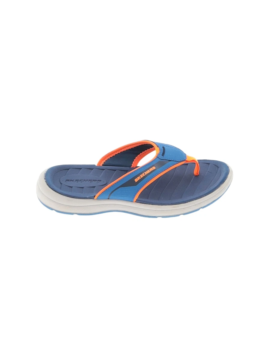 Skechers Boys Blue Flip Flops 4 eBay