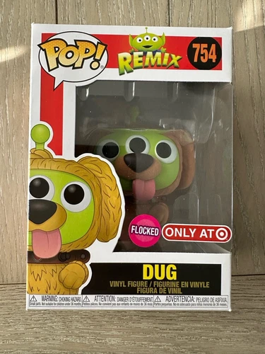 Funko Pop! Up’s Dug Alien Remix #754 (Target Flocked Exclusive) Pop Culture